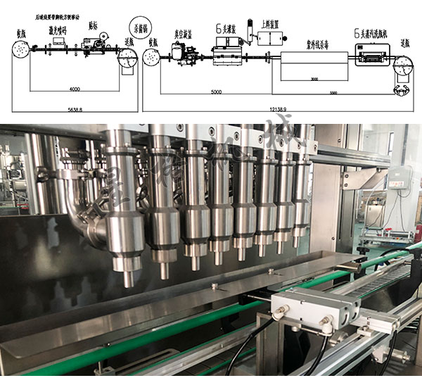 濃稠顆粒醬料灌裝生產線流程圖(圖1)