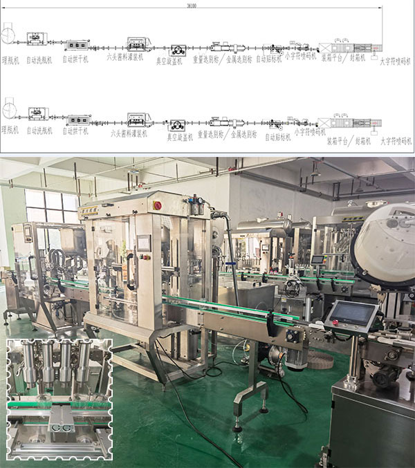 黑胡椒醬料灌裝加工生產(chǎn)線框架設(shè)計(jì)原理(圖1)